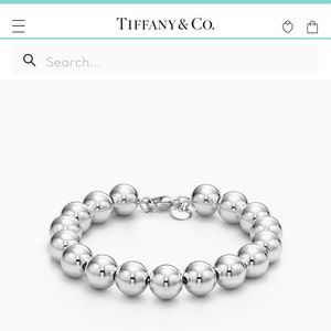 Tiffany & Co ball bracelet in sterling silver
